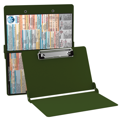 WhiteCoat Clipboard® - Army Green Neonatal Edition
